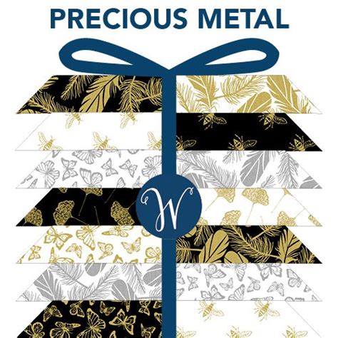 precious metals by windham fabrics|Windham Fabrics Precious Metal 42 Pieces 10x10 Pack .